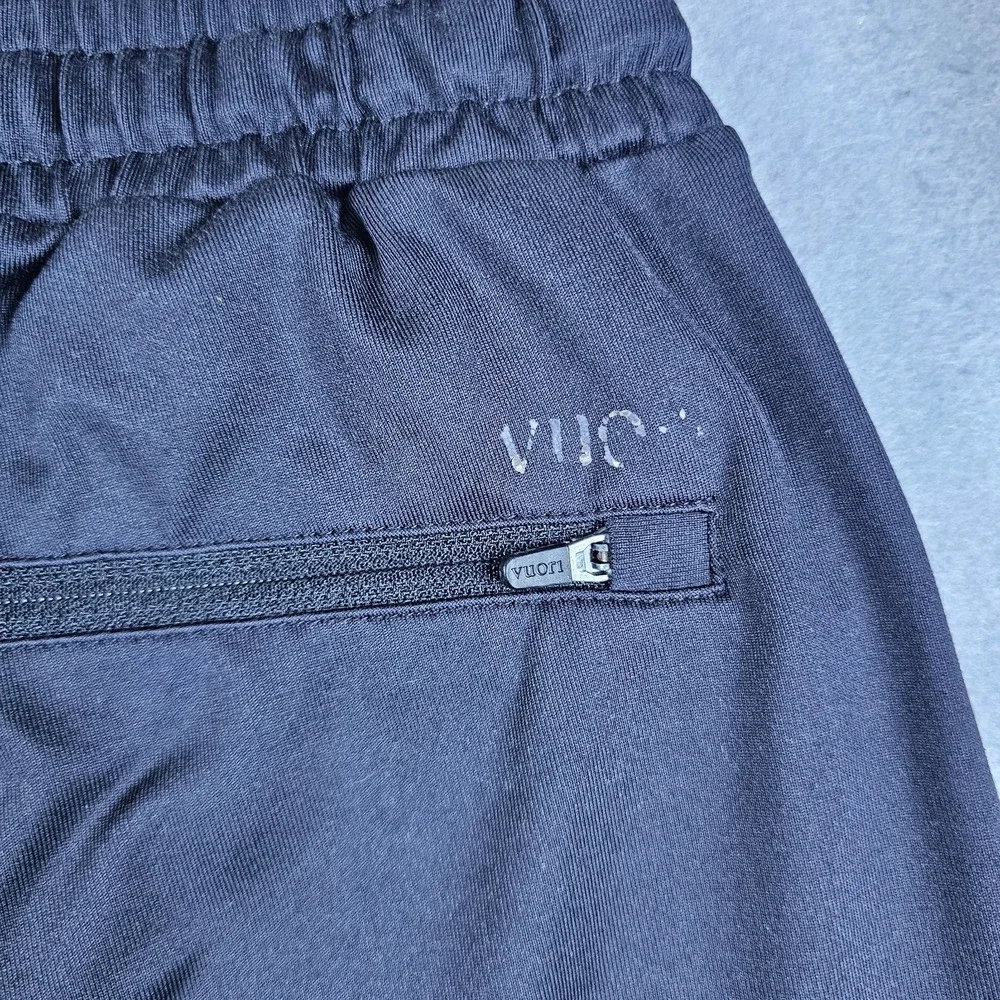Vuori Sunday Performance Jogger Pants Mens Small Black Drawstring Pockets V416